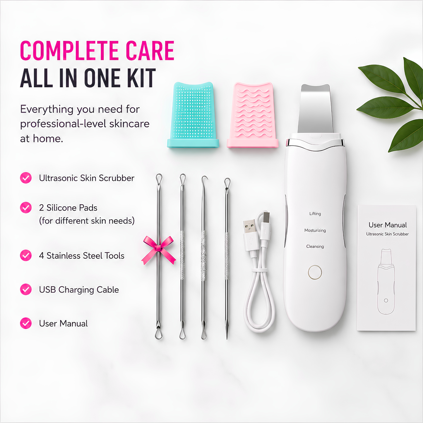 Ultrasonic Skin Scrubber